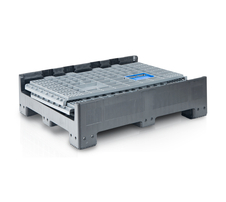 Faltbare Bigbox 120x100x97,5 mit 4 Füßen - 2x Beladeöffnung