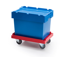 Transportroller HL 2 lenkbare + 2 feste Rollen mit Bremse