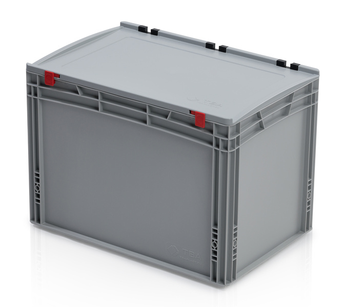 Eurobehälter mit Deckel 60x40x43,5 geschlossener Griff