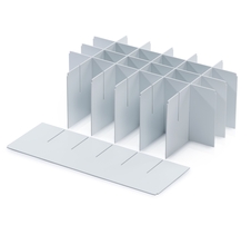 Trennwand für Eurobehälter 60x40x22 cm – kurz