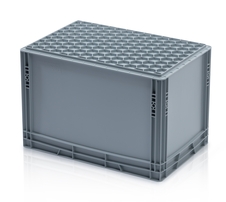Eurobehälter 60x40x40 mit verstärktem Boden und geschlossenem Griff