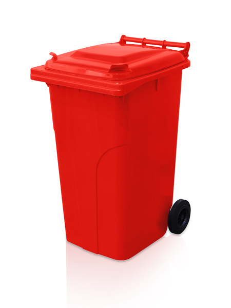 Mülltonne 240 l rot -  II. Qualität