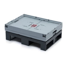 Faltpalettenbox 80x60x55 Vollpalette