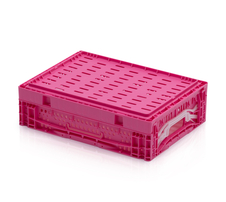 Faltbarer Behälter 40x30x12 rosa