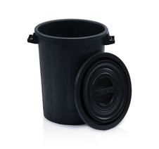 Deckel für Behälter 100 l schwarz, reg.