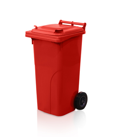 Mülltonne 120 l rot
