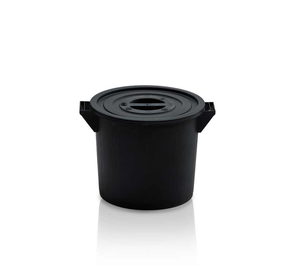 Behälter 35 l schwarz, reg.