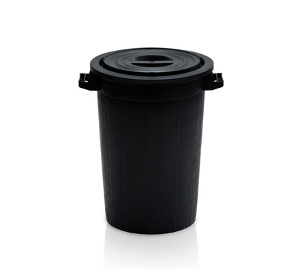 Behälter 75 l schwarz, reg.