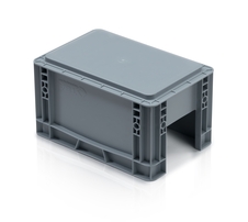 Eurobehälter 30x20x12 mit Beladeöffnung